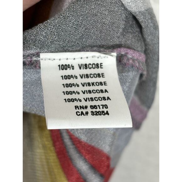 Anthropologie Blank London Miranda Peasant Blouse XXS Multicolor Striped Viscose - Picture 7 of 9